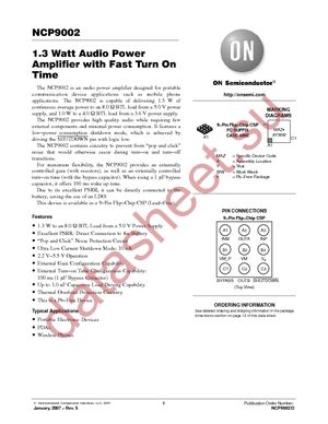 NCP9002FCT2G datasheet  